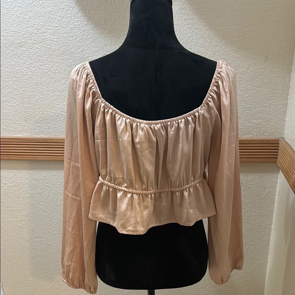 Rabbit Hole Blush Pink  XL Women's Crop Top! - Picture 4 of 5